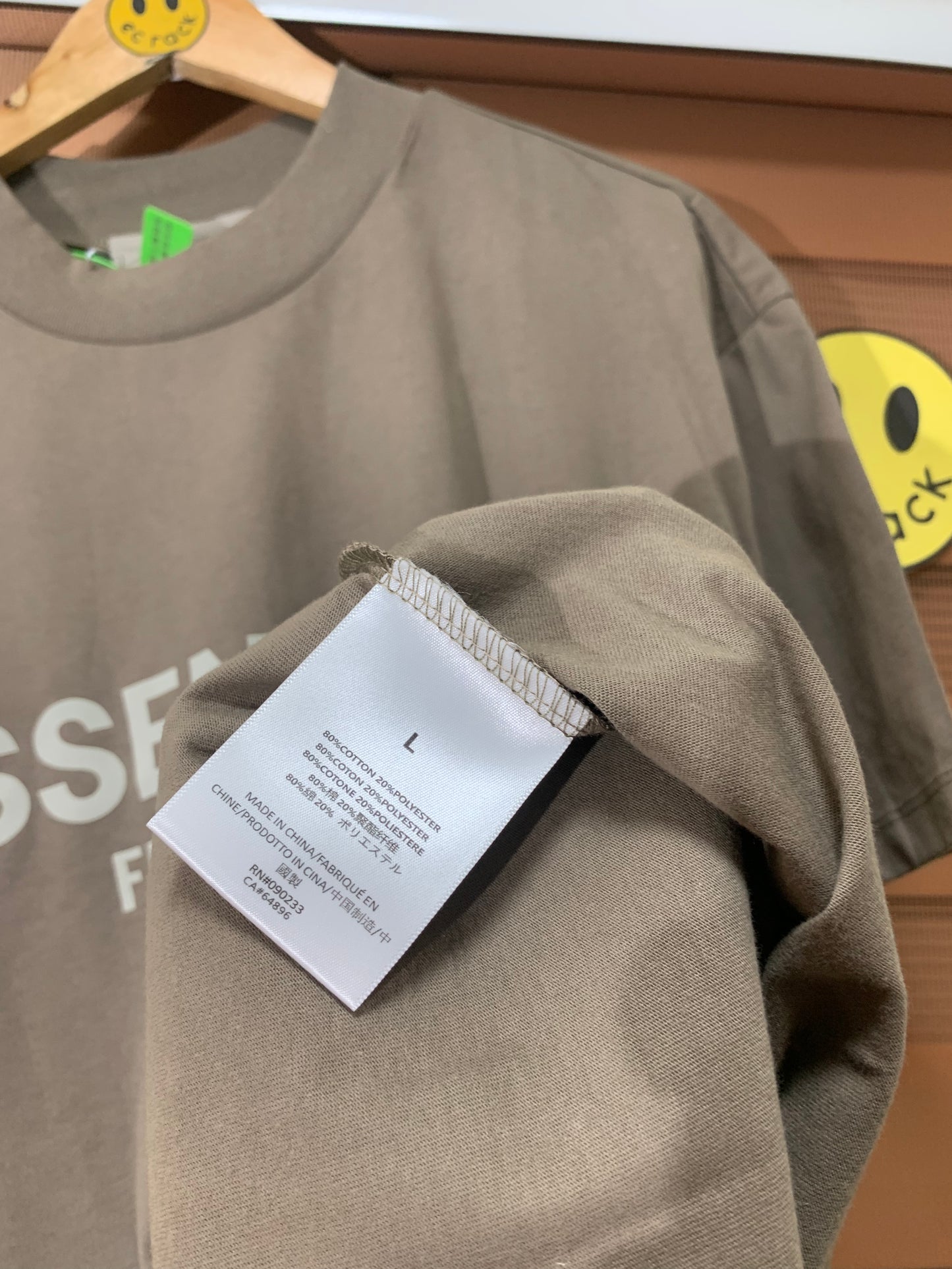 Essentials Fear of God Logo Tee
