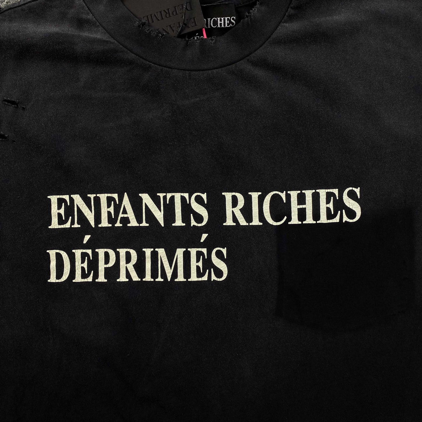 Enfants Riches Deprimes Vintage Distressed Longsleeve Tee