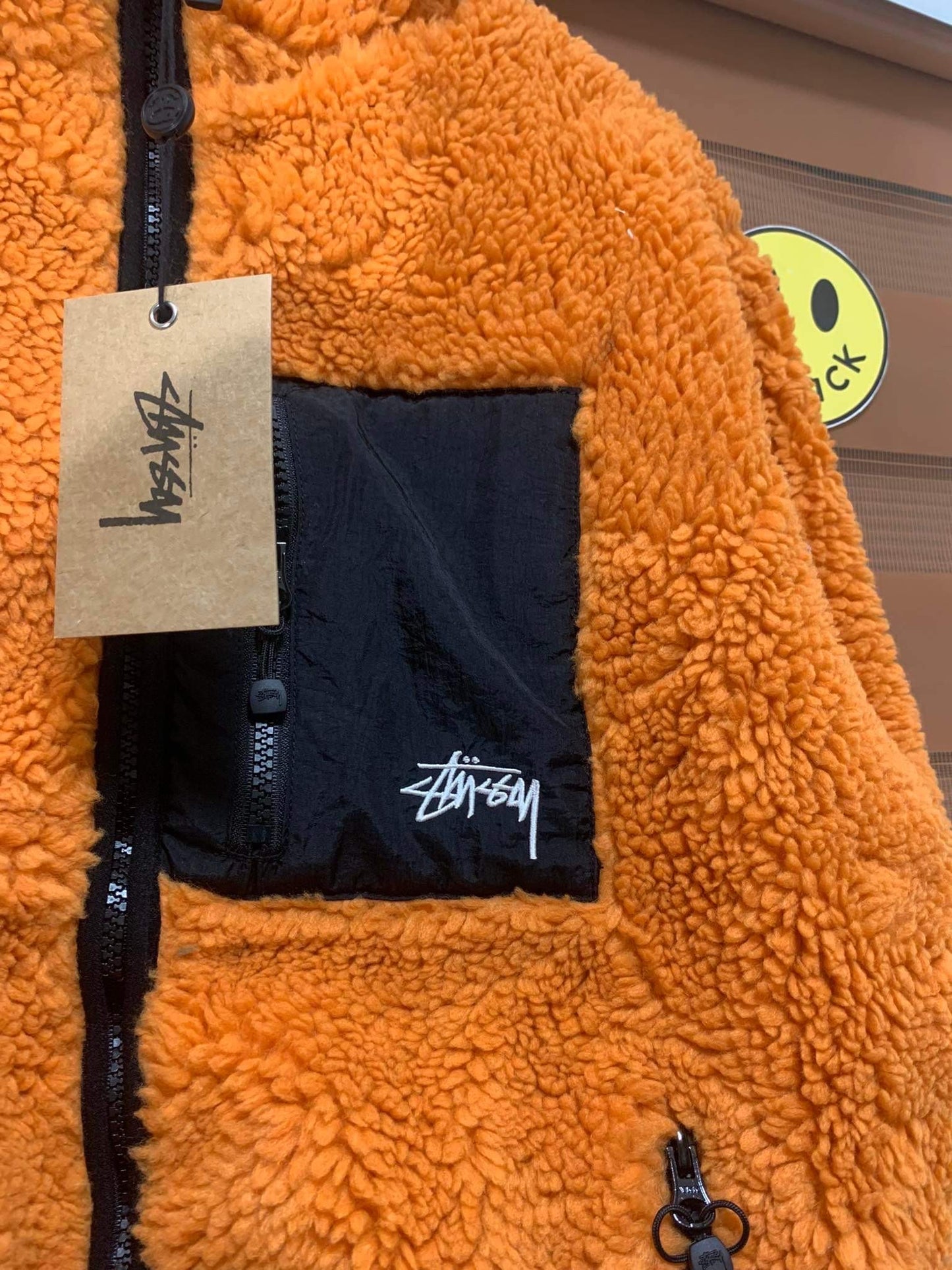 Stus/sy 8 Ball Fleece Reversible Jacket