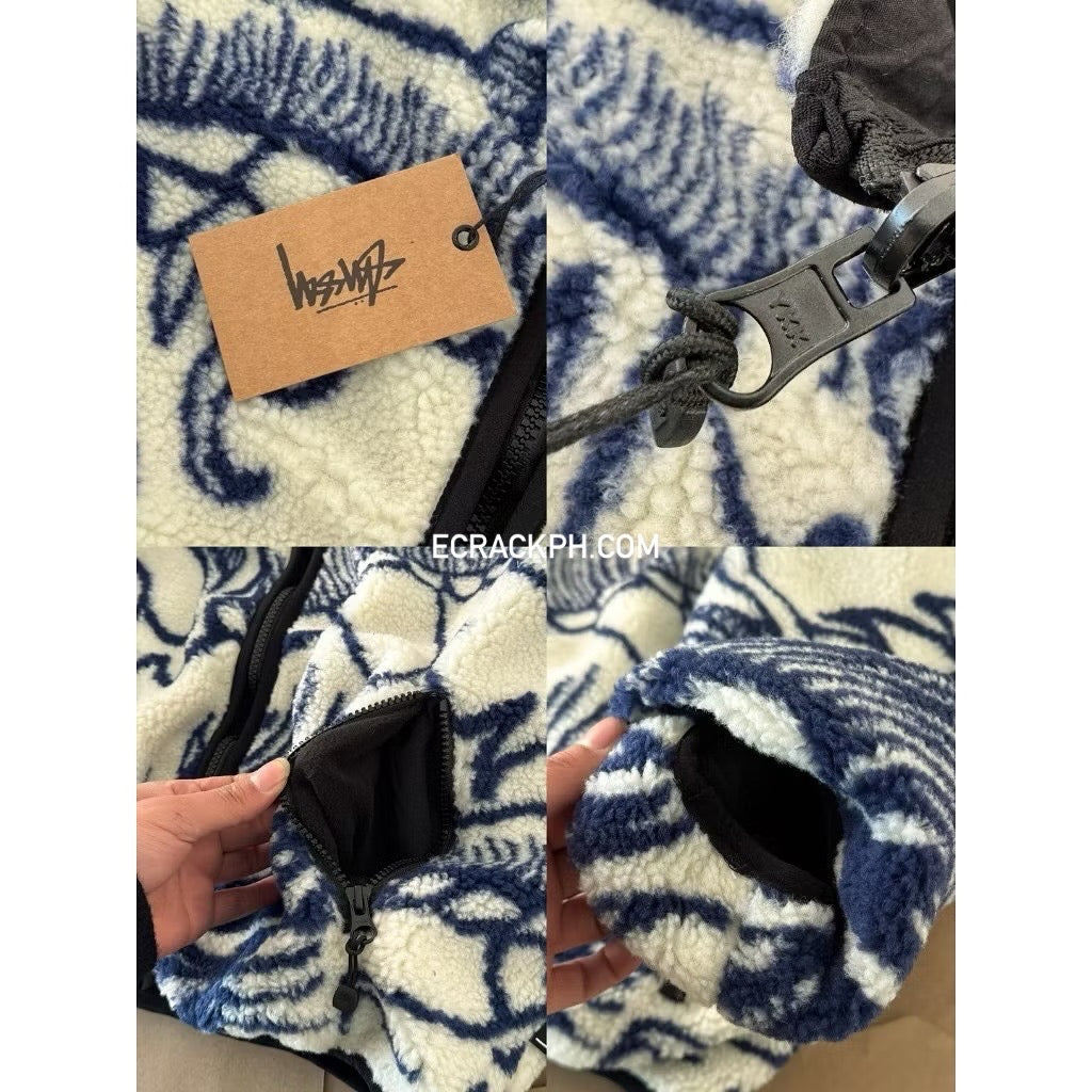 Stussy Dragon Sherpa Reversible Jacket
