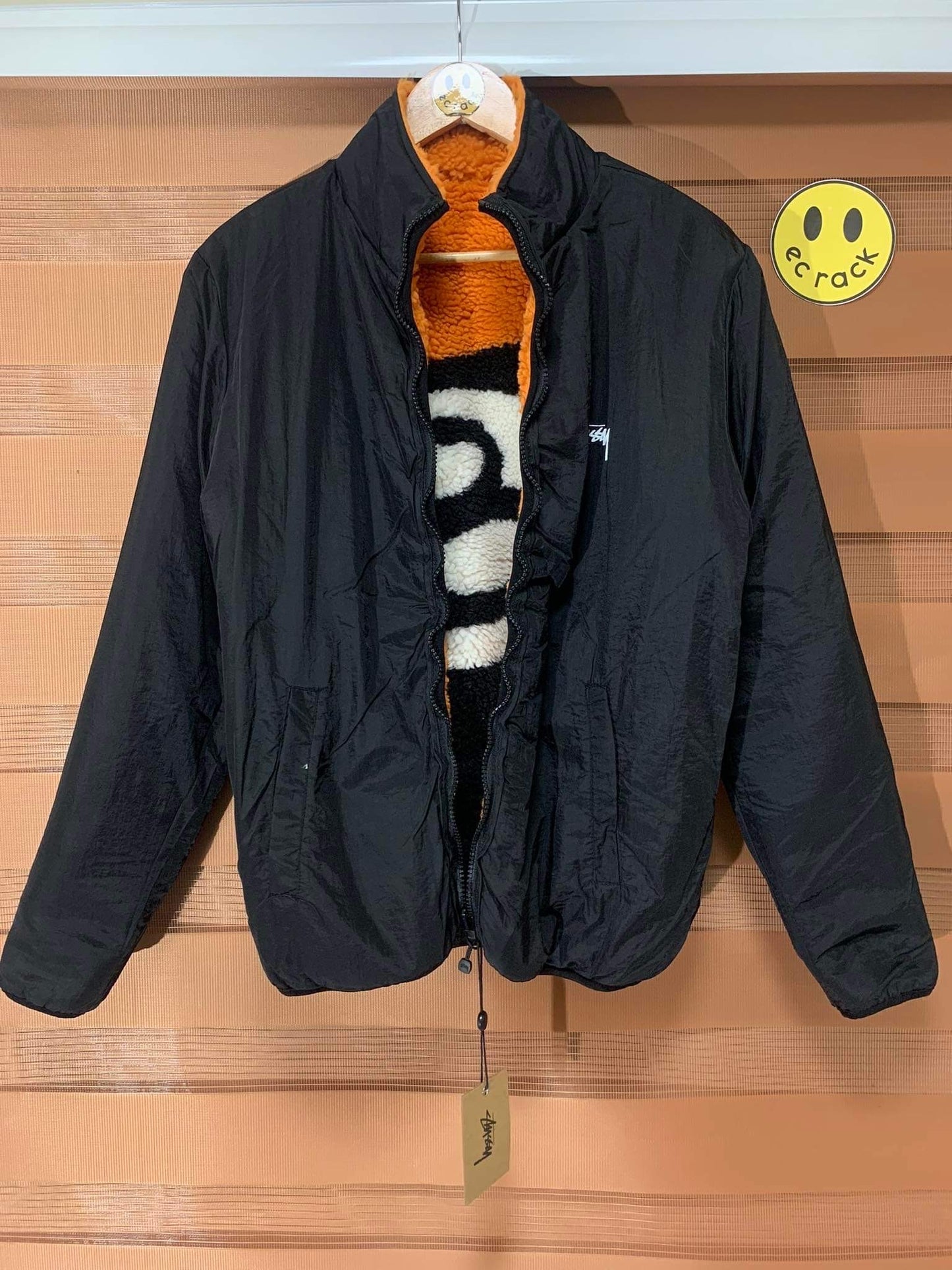 Stus/sy 8 Ball Fleece Reversible Jacket