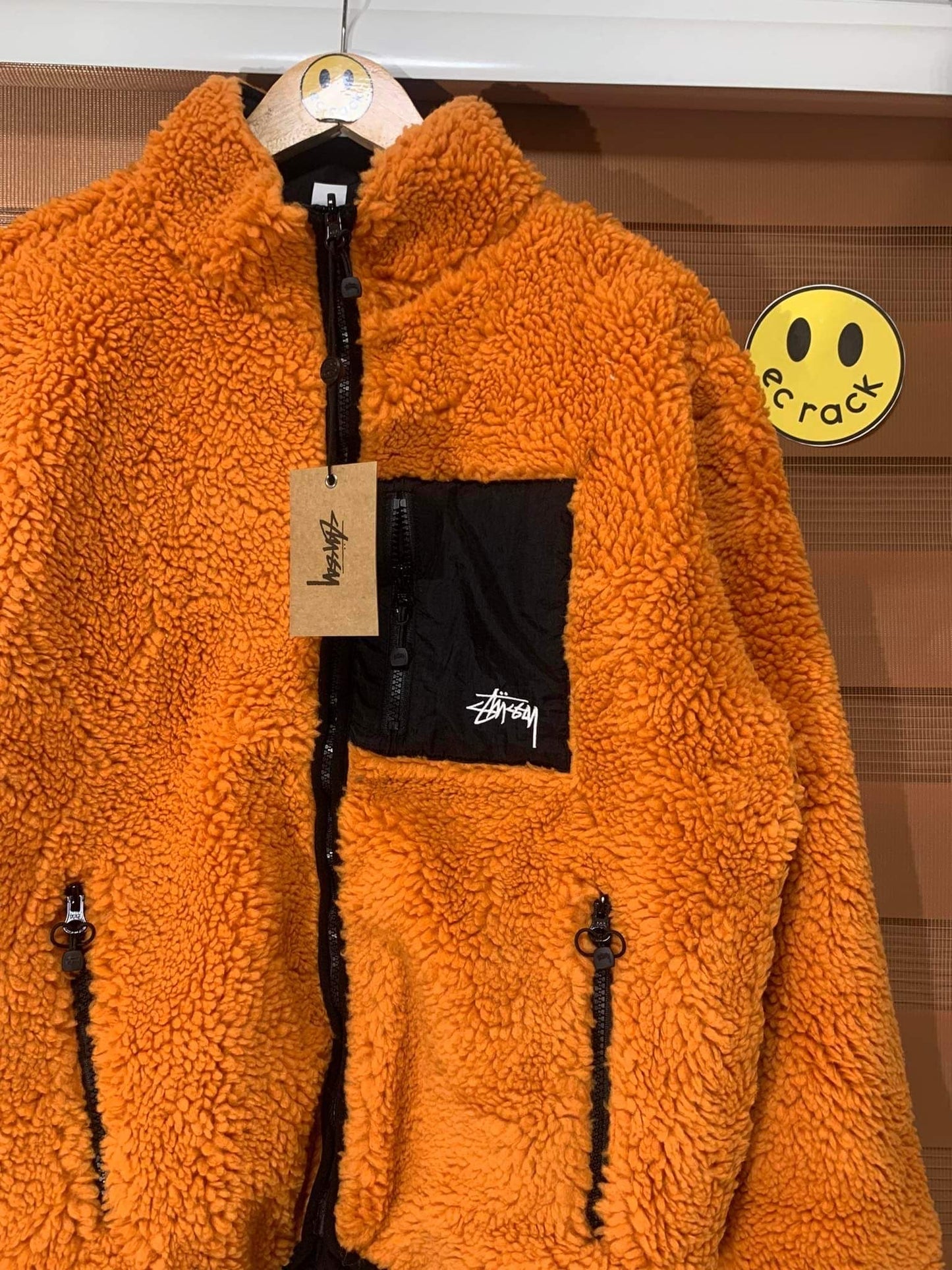 Stus/sy 8 Ball Fleece Reversible Jacket