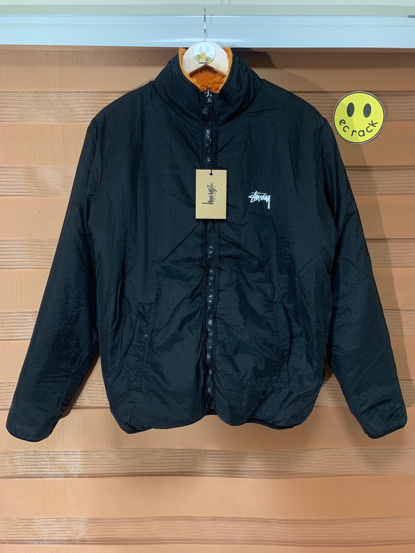 Stus/sy 8 Ball Fleece Reversible Jacket