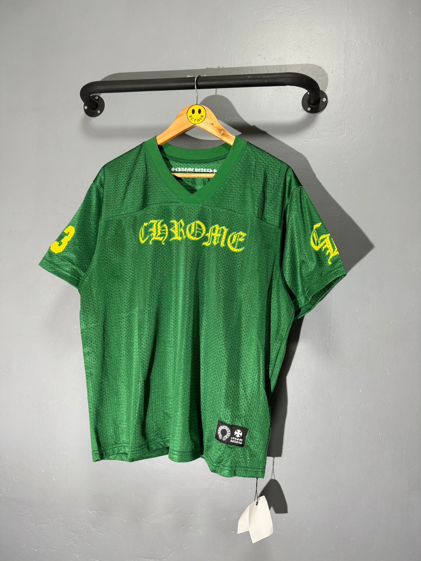 Chrome Hearts Mesh Vneck Tee (Green)