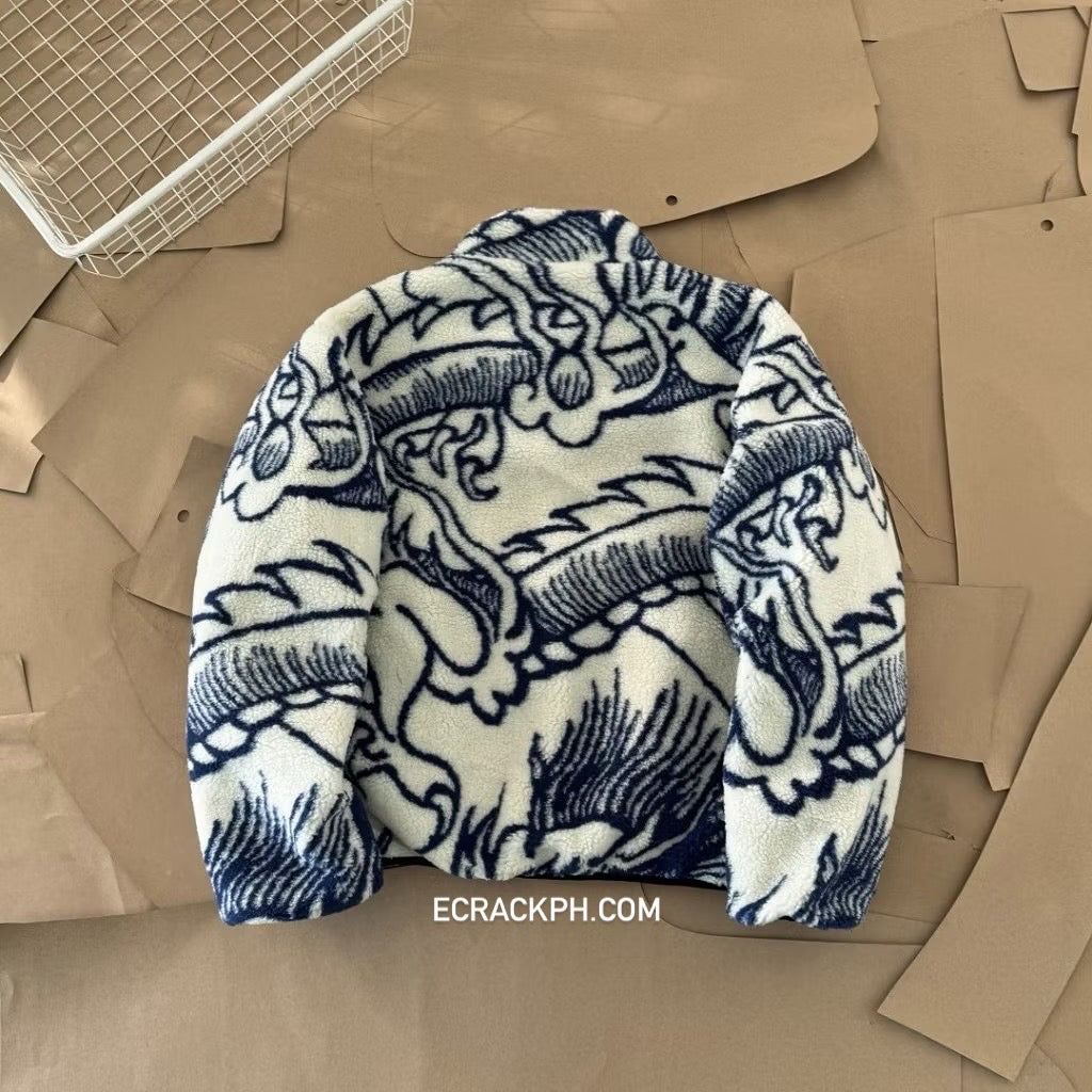 Stussy Dragon Sherpa Reversible Jacket