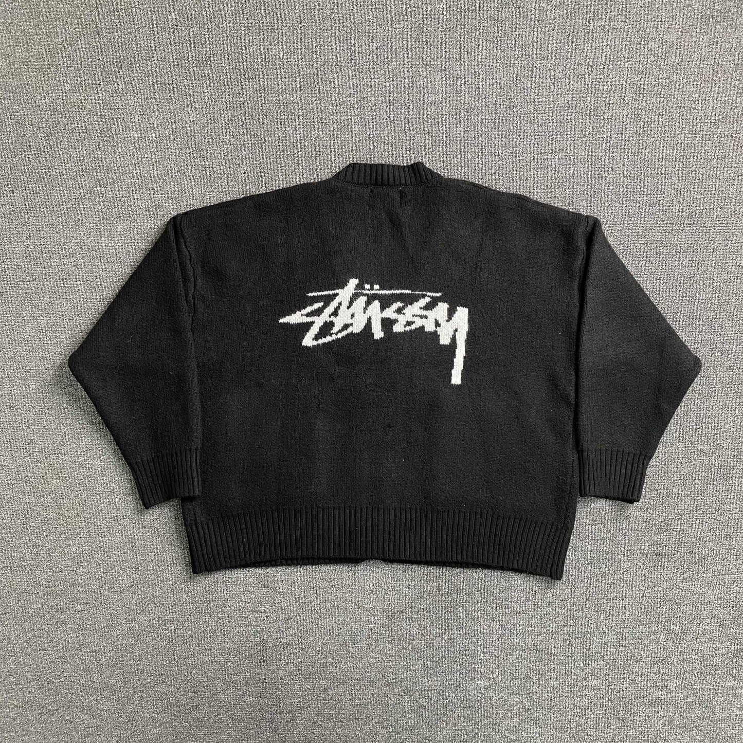 [New] Stussy Cardigan Knit Sweater