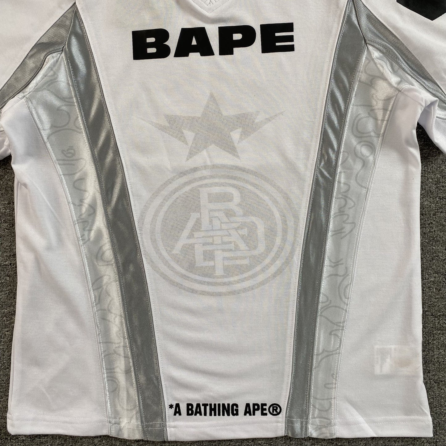 [New] Bape Football Jersey Tee