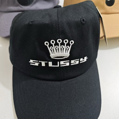 [New] Stussy Embroidered Logo Cap