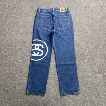 [New] Stussy Logo Denim Jeans