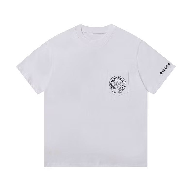 [New] Chrome Hearts Pocket Tee (Black Logo)