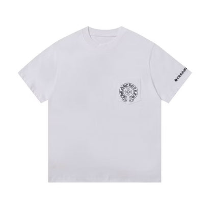 [New] Chrome Hearts Pocket Tee (Black Logo)