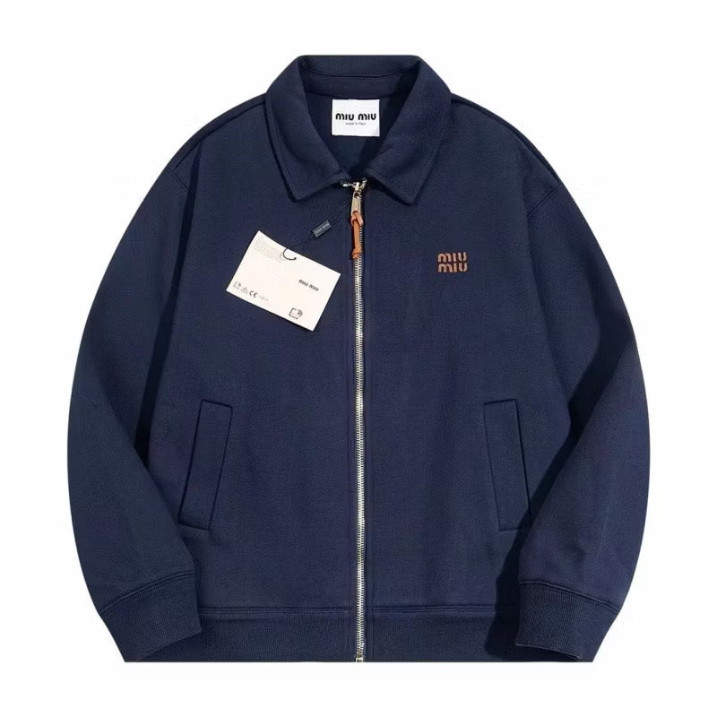 [New] MiuMiu Jersey Blouson Jacket