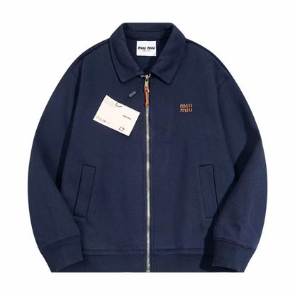 [New] MiuMiu Jersey Blouson Jacket