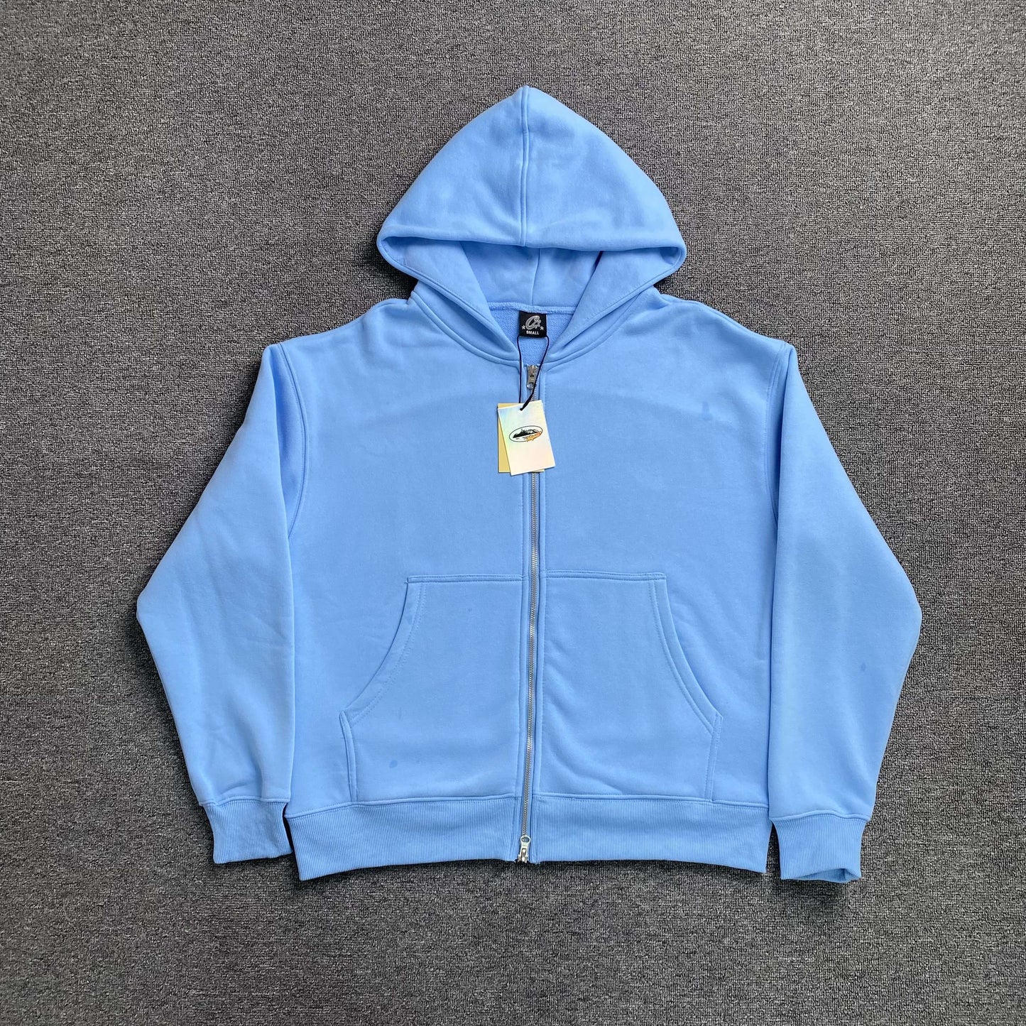 [New] Corteiz Big Logo Zip Up Hoodie