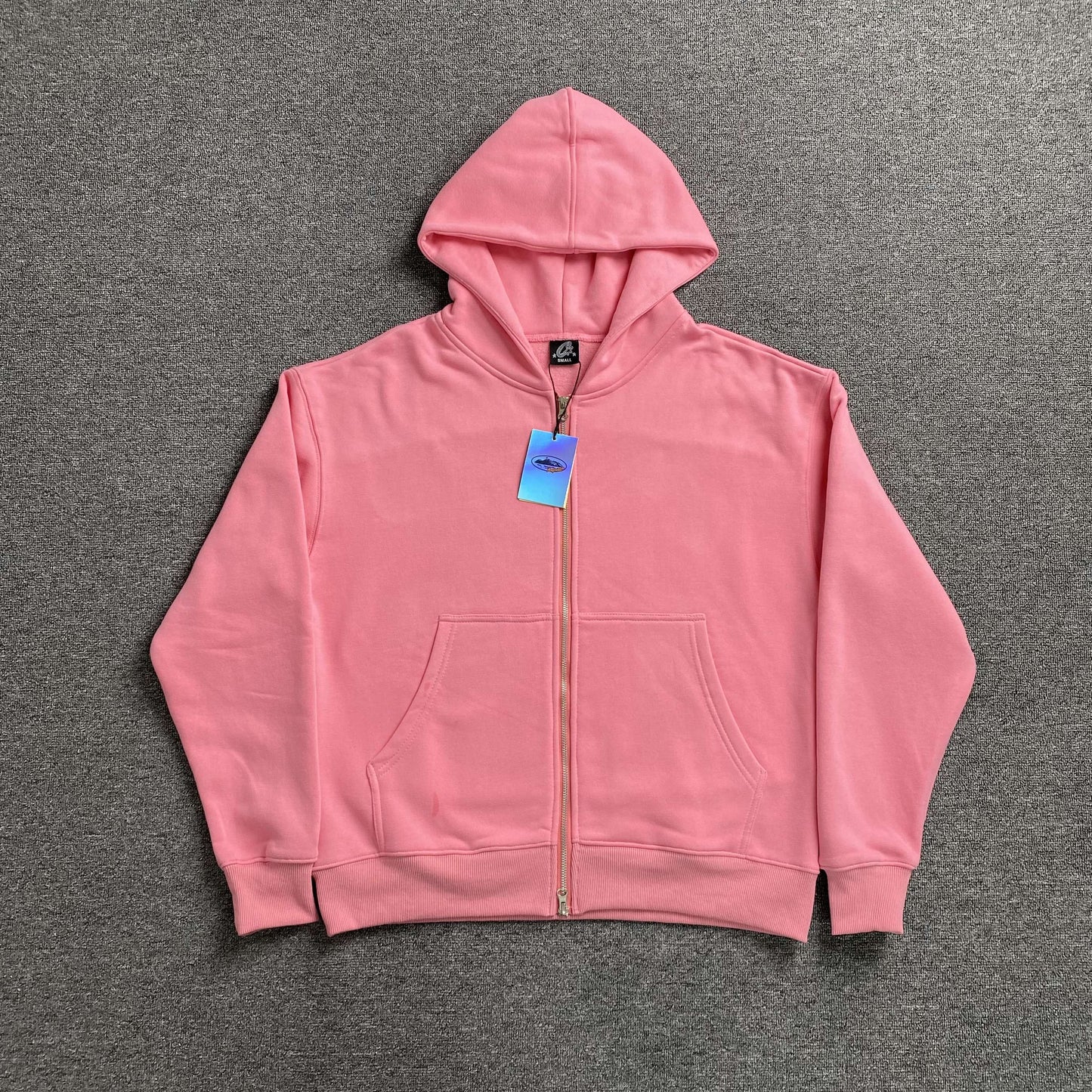 [New] Corteiz Big Logo Zip Up Hoodie