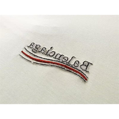 [New] Balenciaga Logo Distressed Tee