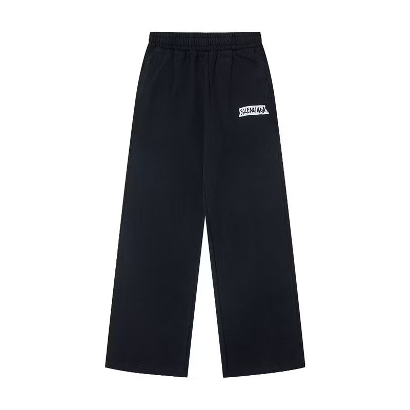 [New] Balenciaga Baggy Sweatpants (Black)