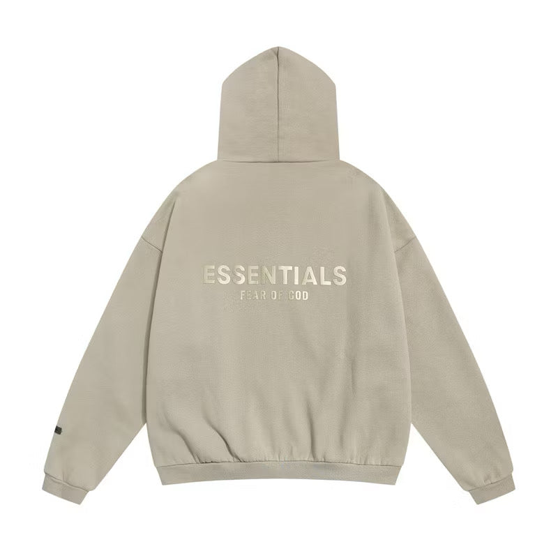 [New] Essentials Fear of God Classic Zip Up Hoodie