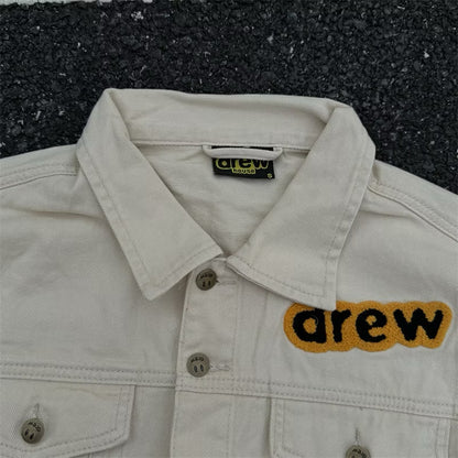 [New] Drew House Patch Work Denim Jacket