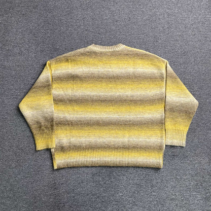 [New] Stussy Stripe Wool Sweatshirt