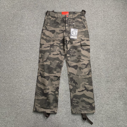 [New] Hellstar Camou Cargo Pants