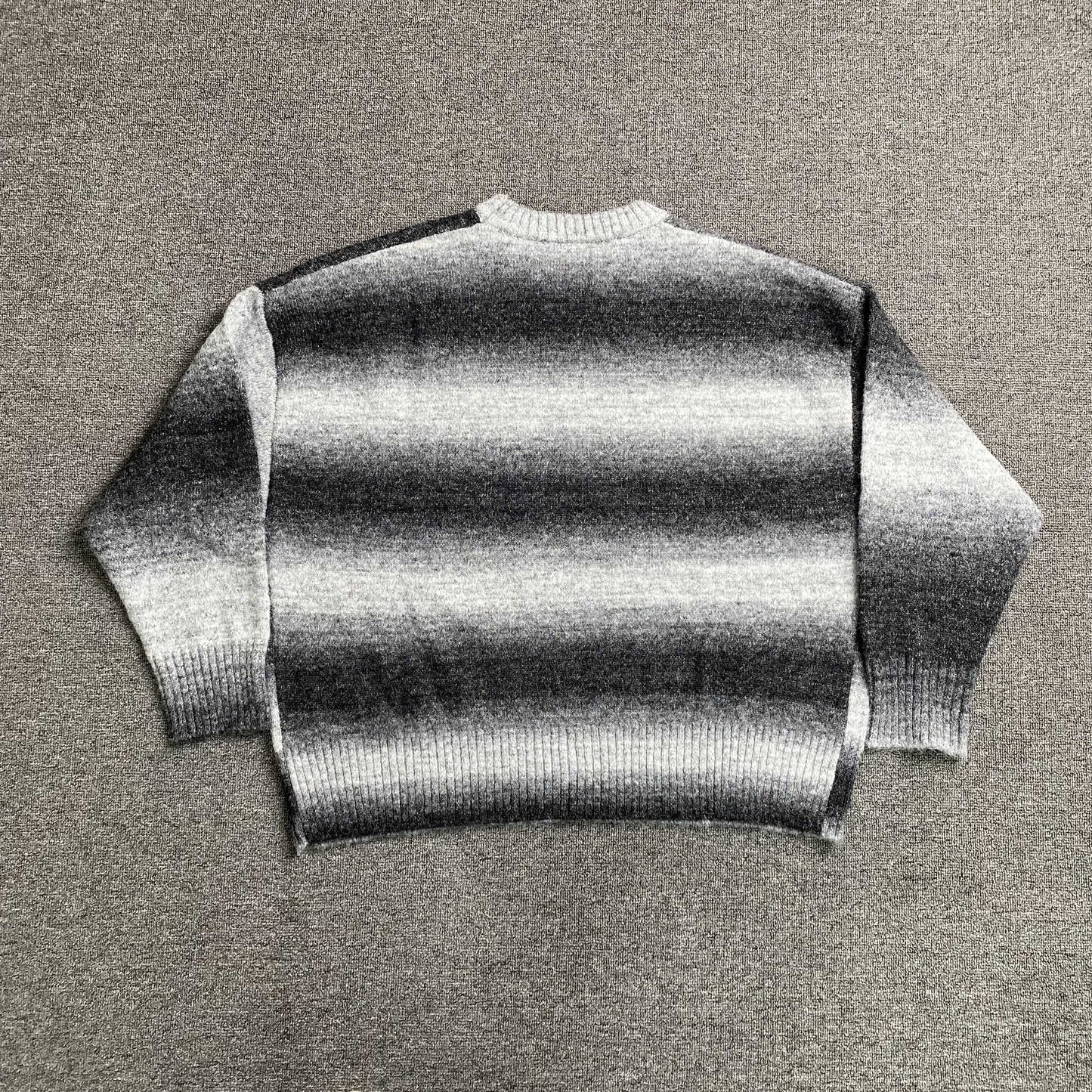 [New] Stussy Stripe Wool Sweatshirt