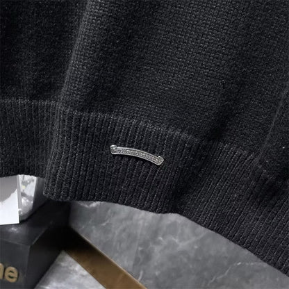 [New] Chrome Hearts 'Hollywood' Knitted Hoodie