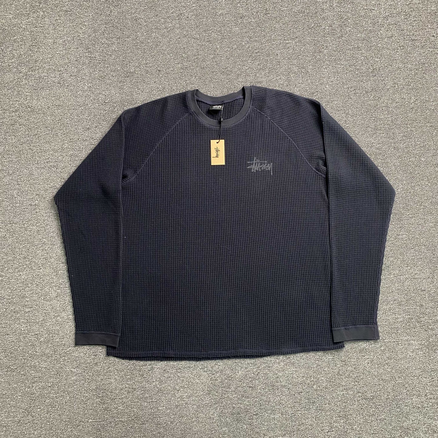 [New] Stussy Waffle Longsleeve Tee