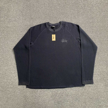 [New] Stussy Waffle Longsleeve Tee