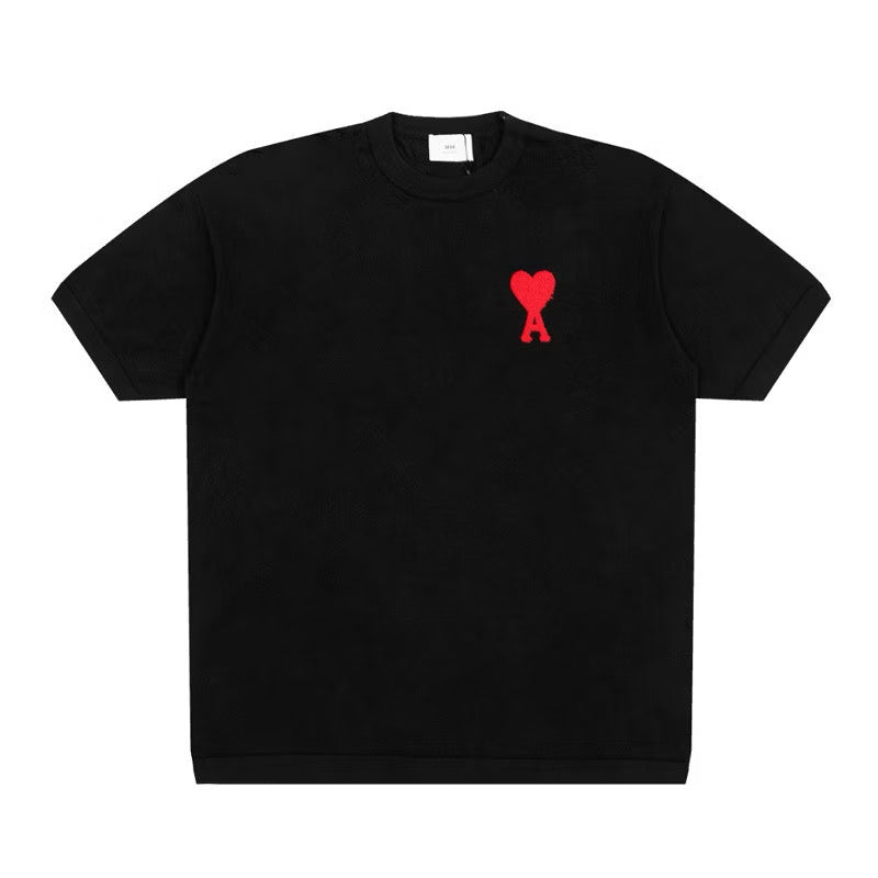 [New] Ami Heart Logo Knitted Tee