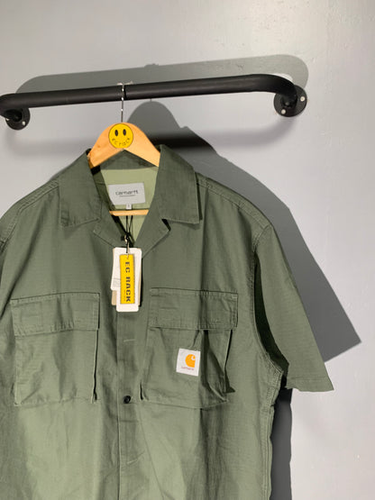 [New] Carhartt WIP Master Polo (Dark Green)