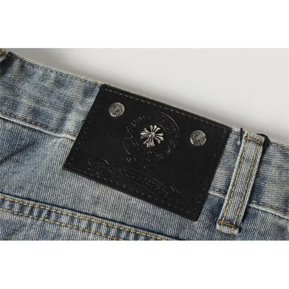 [New] Chrome Hearts Cross Pants (Pink Cross)