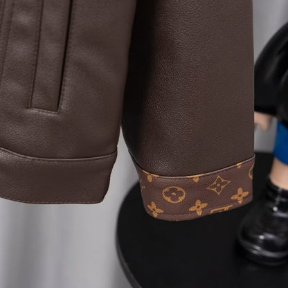 [New] Louis Vuitton Monogram Leather Jacket