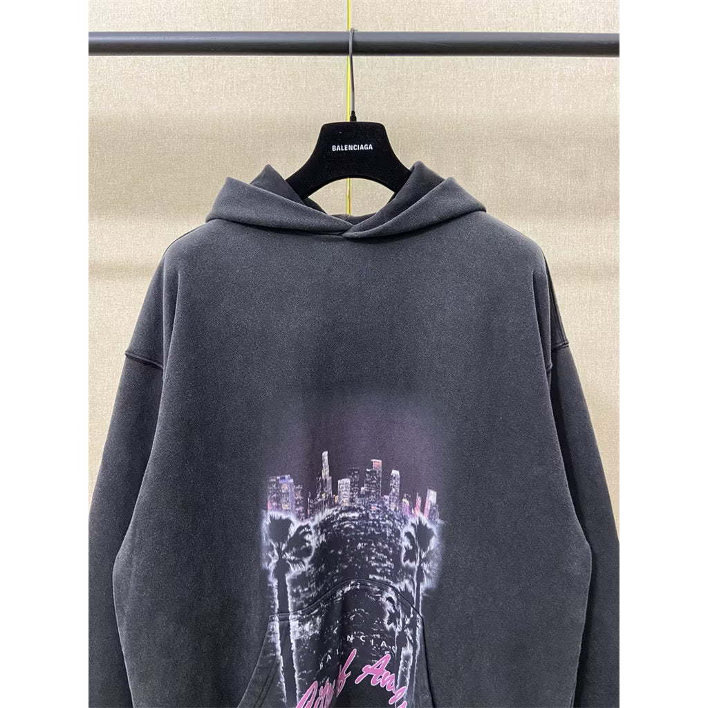 [New] Balenciaga ‘City of Angels’ Pullover Hoodie