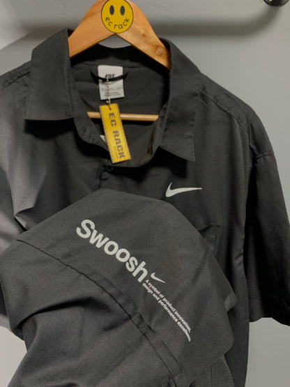 [New] Nike Swoosh Polo (Black)