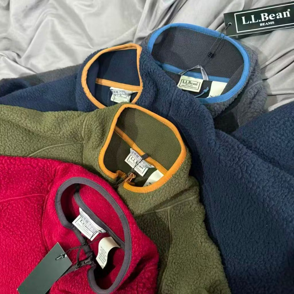 [New] LL Bean Zip Up Fleece Sweater