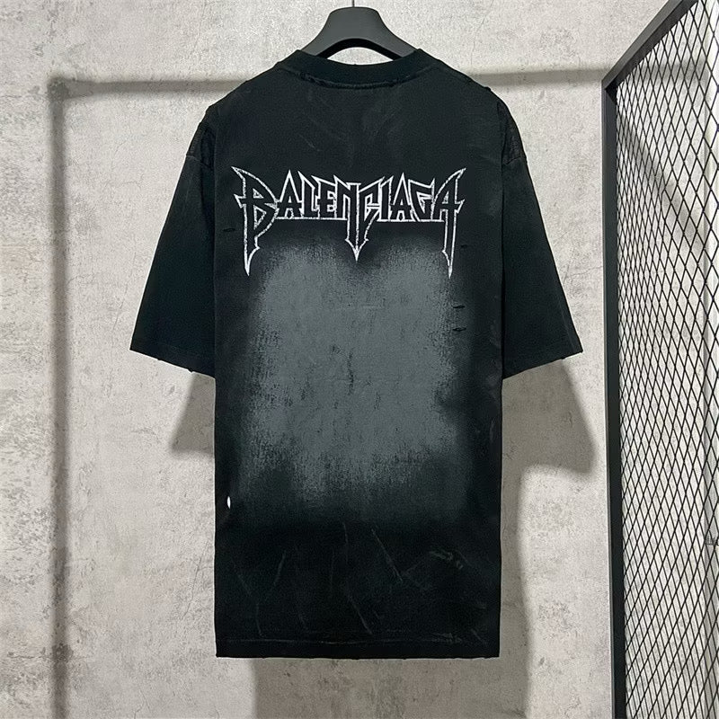 [New] Balenciaga Paris Moon Upside Down Tee