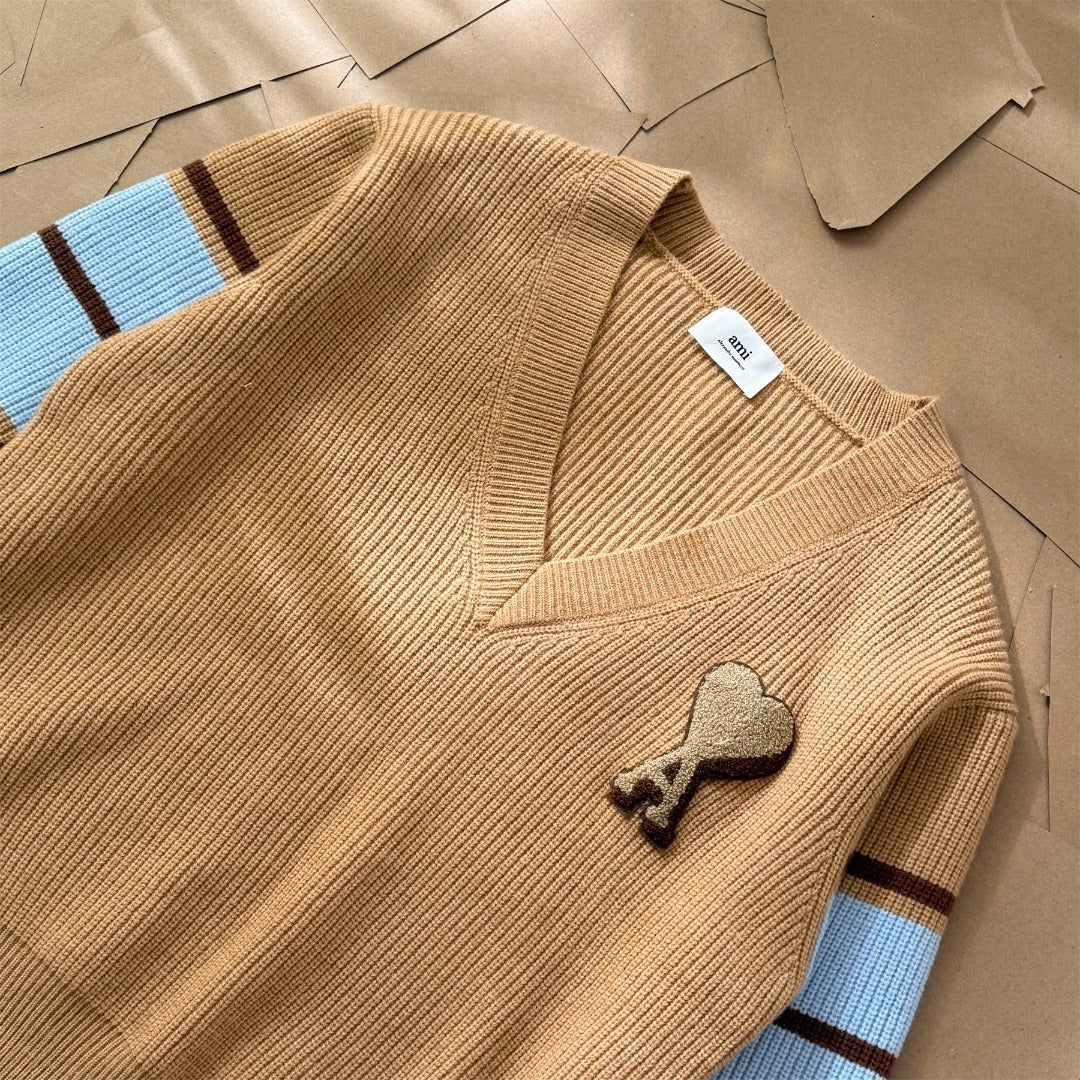 [New] Ami Wool College Sweater