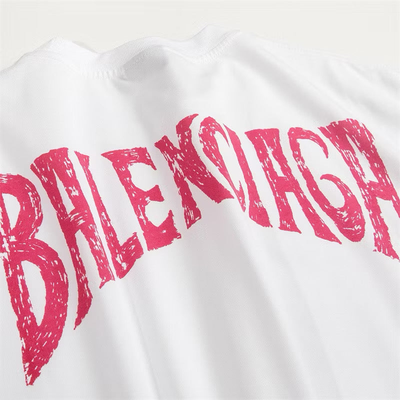[New] Balenciaga Tropical Back Logo Tee