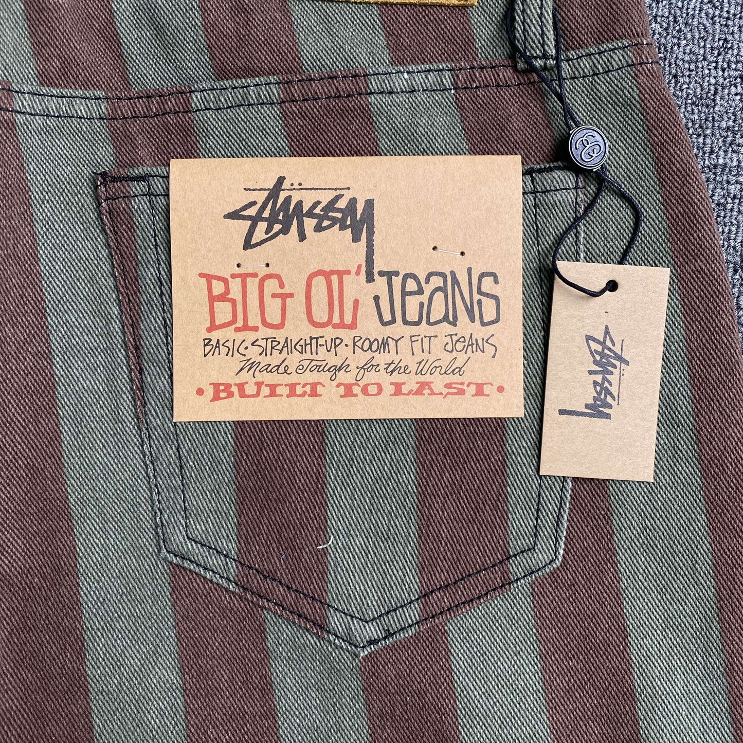 [New] Stussy Pinstripe Jeans