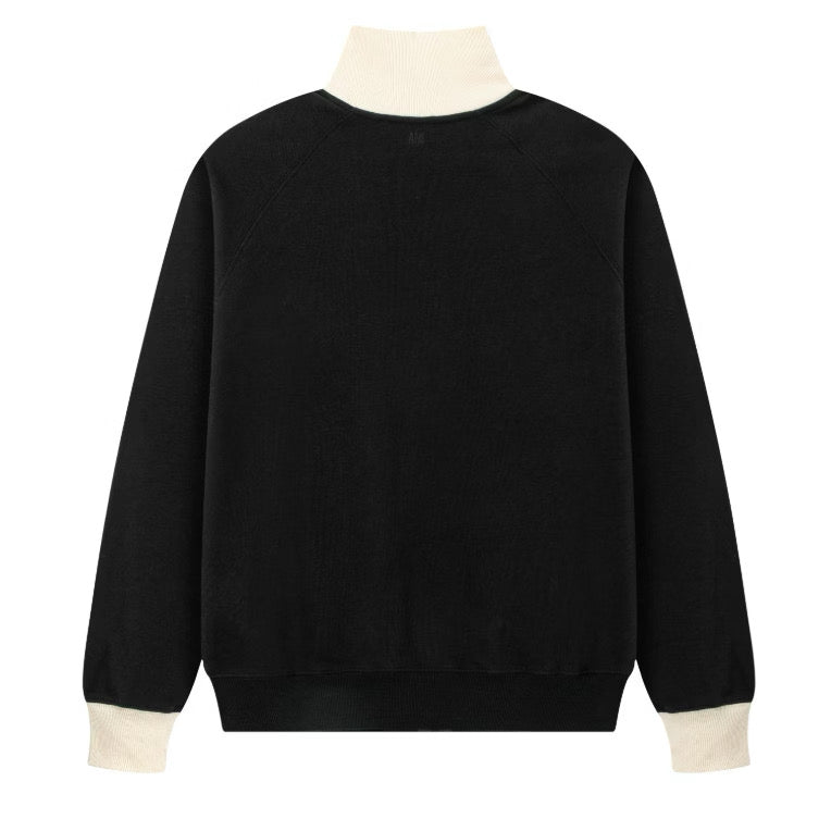 [New] Ami Zipped Cotton Sweatshirt