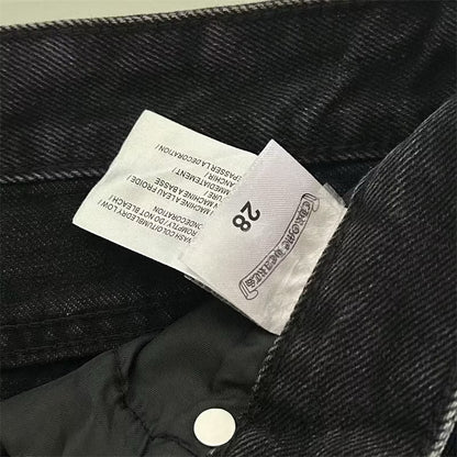[New] Chrome Hearts Denim Pants (Black)