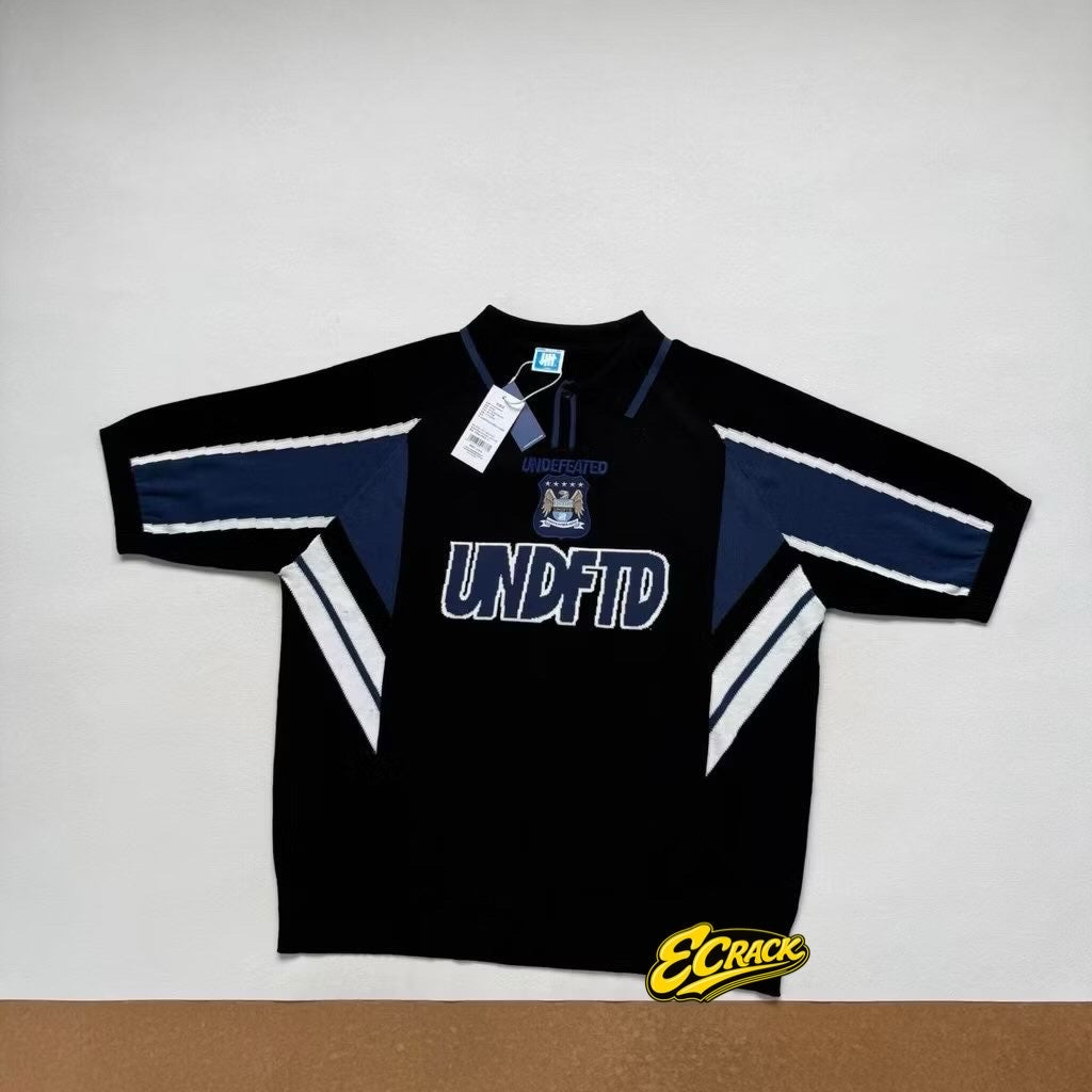 [New] Undefeated Football Knit Polo Shirt
