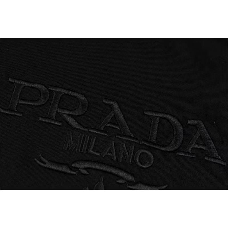 [New] Prada Embroidered Logo Sweatshirt