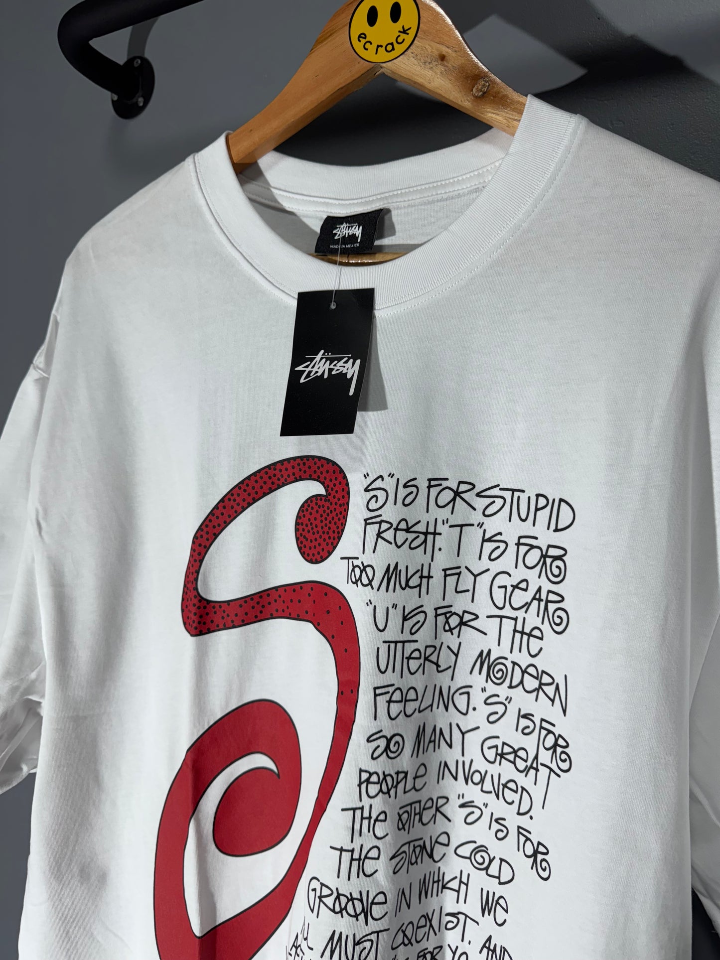 [New] Stussy Big ‘S’ Tee (White)