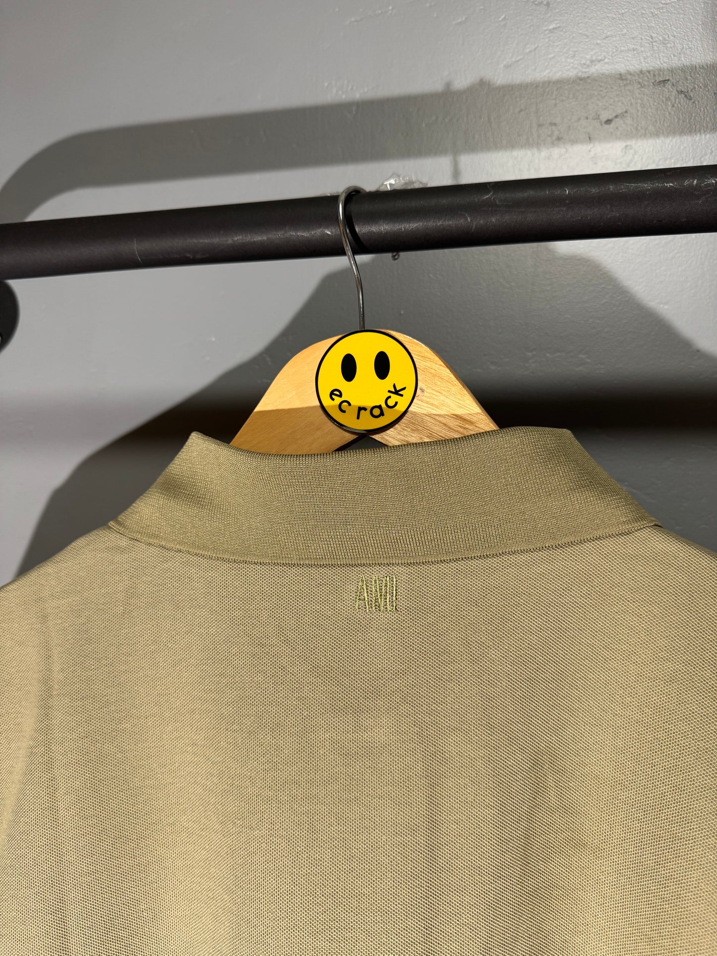 [New] Ami Paris Polo Shirt (Khaki)