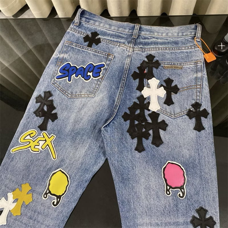 [New] Chrome Hearts 'S*x Record’ Jeans