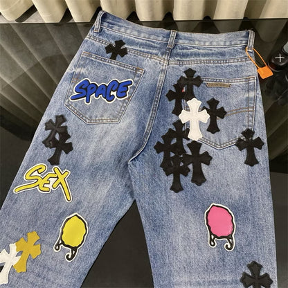 [New] Chrome Hearts 'S*x Record’ Jeans