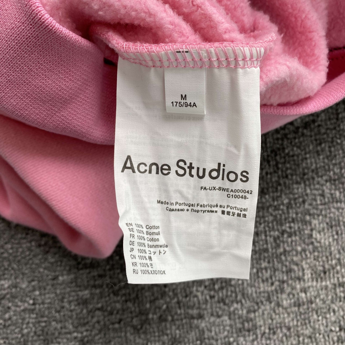 [New] Acne Studios Zip Up Cropped Hoodie