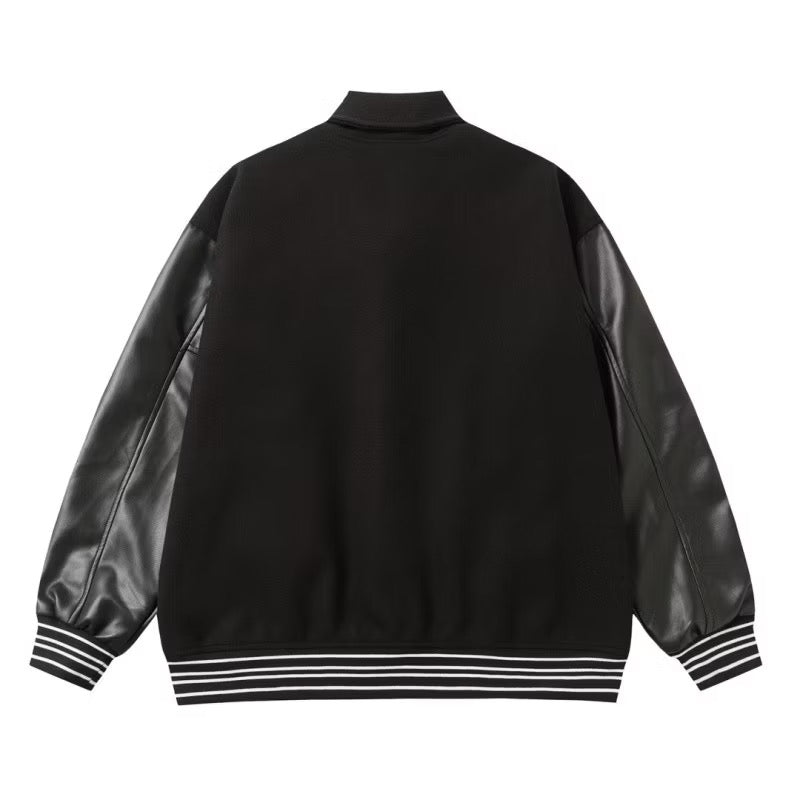 [New] Amiri Varsity Jacket (Black)